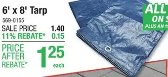 Menards 6' x 8' Tarp offer