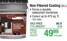 Menards Non-Fibered Coating offer