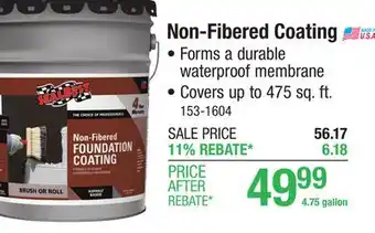 Menards Non-Fibered Coating offer