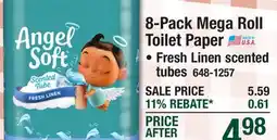 Menards 8-Pack Mega Roll Toilet Paper offer