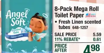 Menards 8-Pack Mega Roll Toilet Paper offer