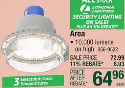 Menards Area offer