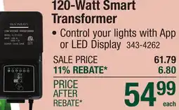 Menards 120-Watt Smart Transformer offer