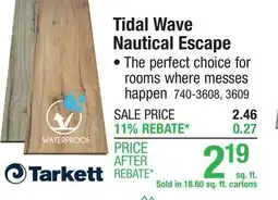 Menards Tidal Wave Nautical Escape offer