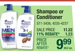 Menards Shampoo or Conditioner offer