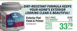 Menards Exterior Flat Paint & Primer offer