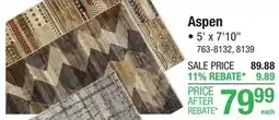 Menards Aspen offer