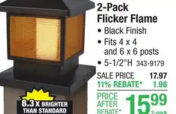 Menards Flicker Flame offer