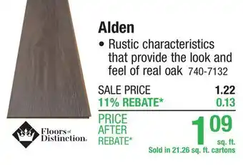 Menards Alden offer