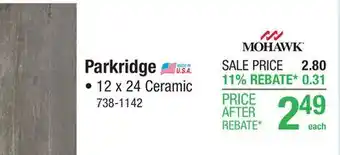 Menards Parkridge offer