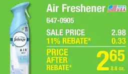 Menards Air Freshener offer