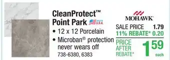 Menards CleanProtect Point Park offer