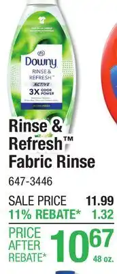 Menards Rinse & Refresh Fabric Rinse offer