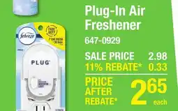 Menards Plug-In Air Freshener offer