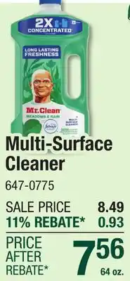 Menards Multi-Surface Cleaner offer