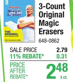 Menards 3-Count Original Magic Erasers offer