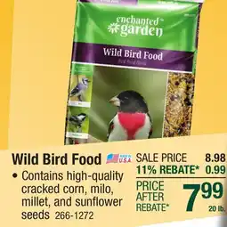 Menards Wild Bird Food offer