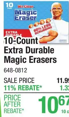 Menards 10-Count Extra Durable Magic Erasers offer