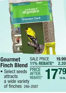 Menards Gourmet Finch Blend offer