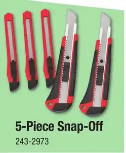 Menards 5-Piece Snap-Off offer