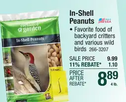 Menards In-Shell Peanuts offer