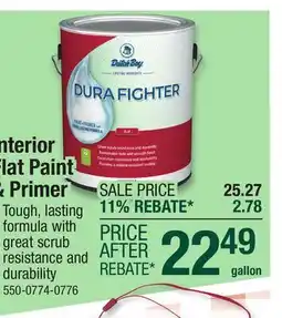 Menards Interior Flat Paint & Primer offer