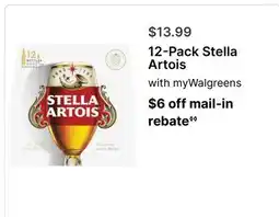 Walgreens 12-Pack Stella Artois offer