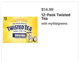 Walgreens 12-Pack Twisted Tea offer