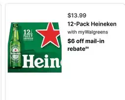 Walgreens 12-Pack Heineken offer