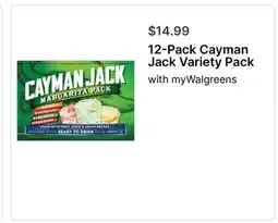Walgreens 12-Pack Cayman Jack Variety Pack offer