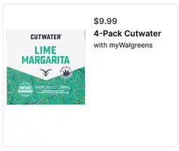Walgreens 4-Pack Cutwater offer