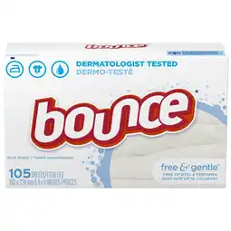 Walgreens Fabric Softener Dryer Sheets, Free & Gentle offer