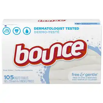 Walgreens Fabric Softener Dryer Sheets, Free & Gentle offer