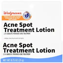 Walgreens Acne Spot Treatment Lotion offer