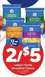 Save a Lot Coburn Farms Shredded Cheese offer