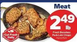 Save a Lot Fresh Boneless Pork Loin Chops offer