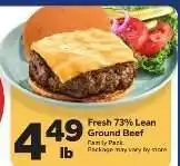 Save a Lot Fresh 73% Lean Ground Beef offer