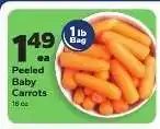 Save a Lot Peeled Baby Carrots offer
