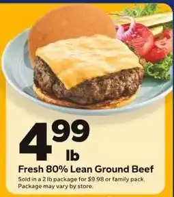Save a Lot Fresh 80% Lean Ground Beef offer