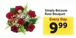 Safeway Simply Because Rose Bouquet offer