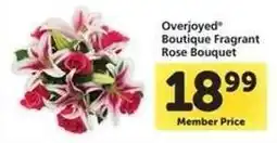 Safeway Overjoyed Boutique Fragrant Rose Bouquet offer