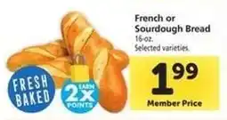 Safeway French or Sourdough Bread offer
