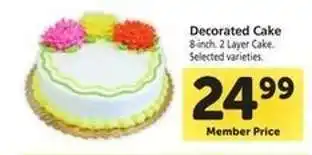 Safeway Decorated Cake offer