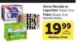 Safeway Sierra Nevada or Lagunitas offer