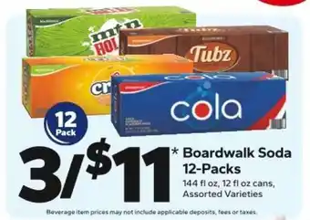 Save a Lot Boardwalk Soda 12-Packs offer