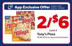 Save a Lot Tony's Pizza offer