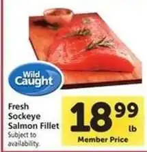 Safeway Fresh Sockeye Salmon Fillet offer