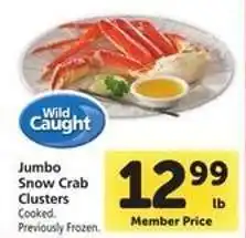 Safeway Jumbo Snow Crab Clusters offer