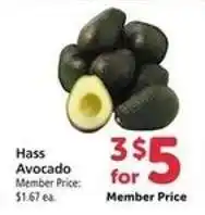 Safeway Hass Avocado offer