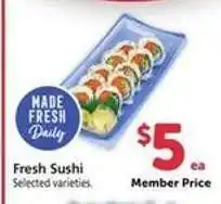 Safeway Fresh Sushi offer